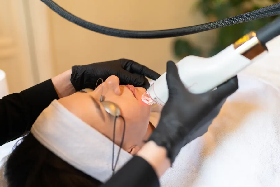 Laserbehandlung Ablauf