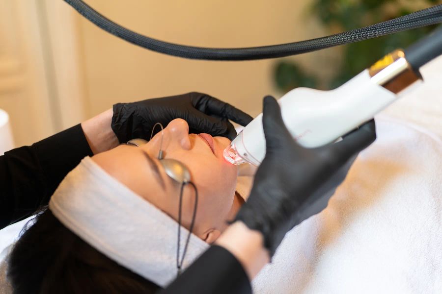 Laserbehandlung Ablauf